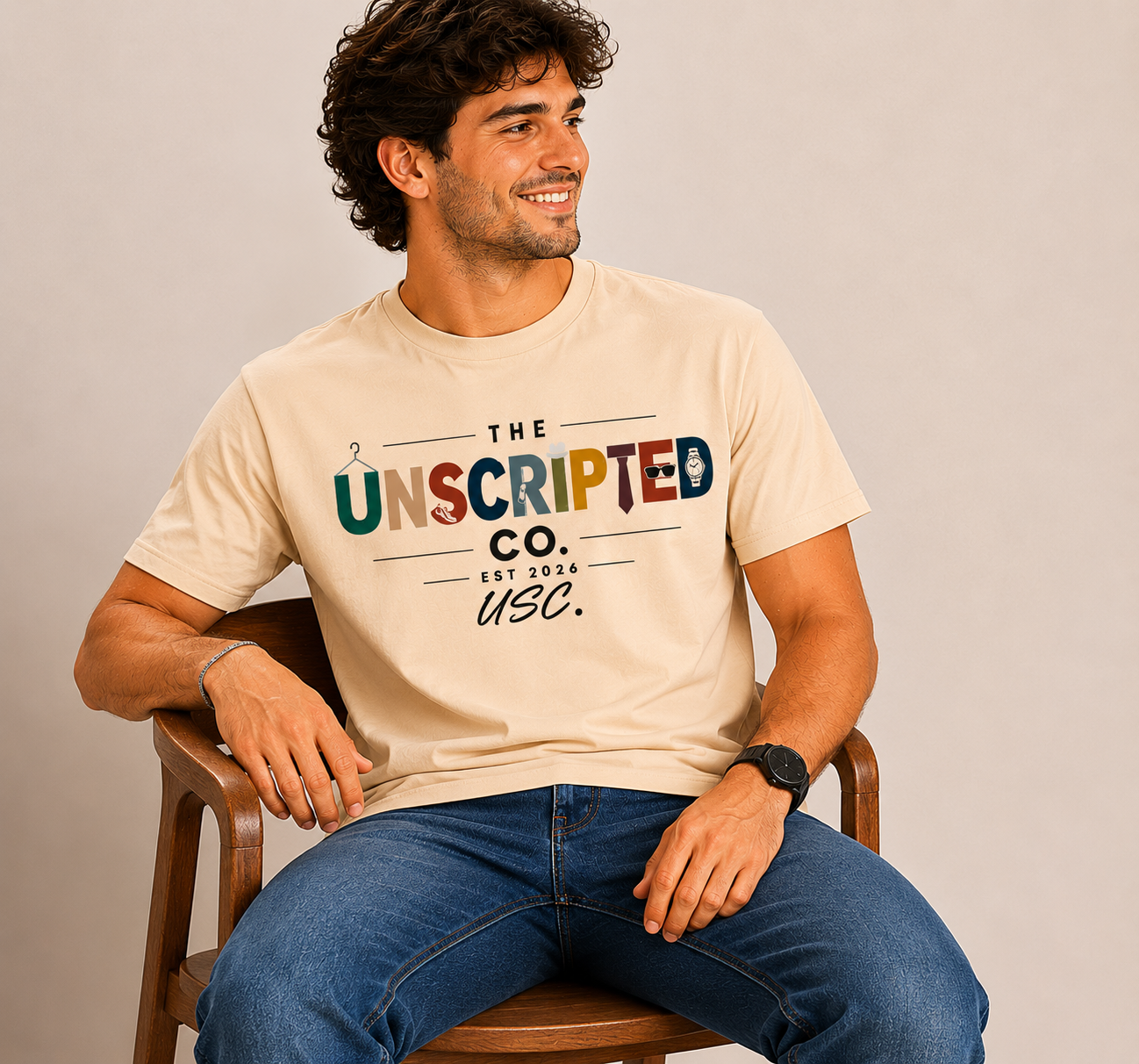 The Unscripted Co. Graphics T-Shirt - Regular Fit